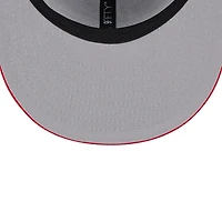 Men's New Era Gray Toronto Raptors Chenille Band 9FIFTY Snapback Hat