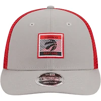 Men's New Era  Gray Toronto Raptors Low Profile 9FIFTY Adjustable Hat