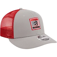 Men's New Era  Gray Toronto Raptors Low Profile 9FIFTY Adjustable Hat
