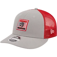 Men's New Era  Gray Toronto Raptors Low Profile 9FIFTY Adjustable Hat