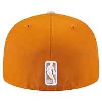Men's New Era  Orange Toronto Raptors 59FIFTY Two-Tone Color Pack Fitted Hat