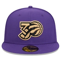 Casquette ajustée alternative Toronto Raptors 2024/25 City Edition 59FIFTY violette New Era pour homme