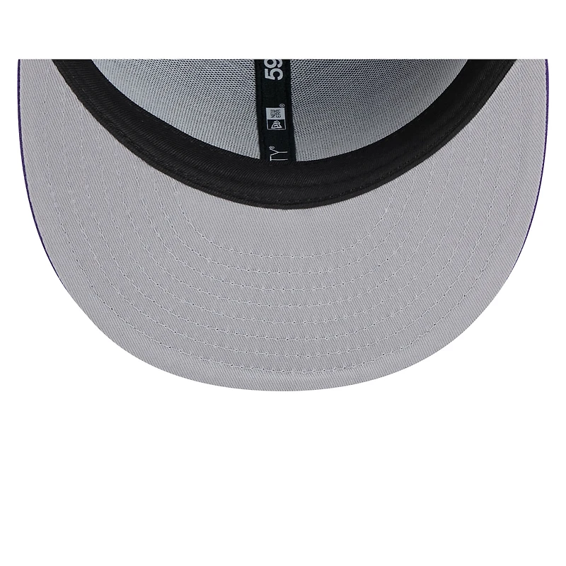 Casquette ajustée alternative Toronto Raptors 2024/25 City Edition 59FIFTY violette New Era pour homme