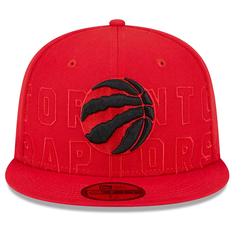 Men's New Era  Red Toronto Raptors 2023 NBA Draft 59FIFTY Fitted Hat