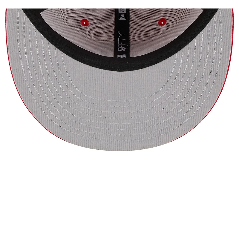 Men's New Era Red Toronto Raptors 2023 NBA Draft 59FIFTY Fitted Hat