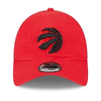Casquette réglable New Era Toronto Raptors 2023 NBA Draft 9TWENTY rouge pour homme