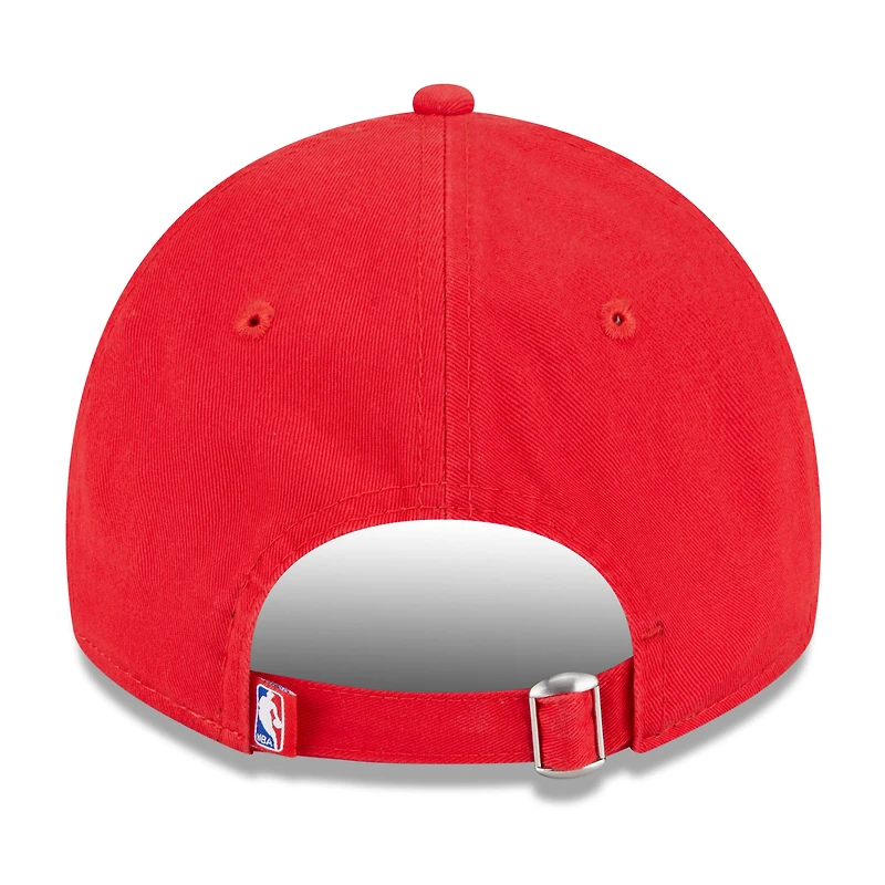 Casquette réglable New Era Toronto Raptors 2023 NBA Draft 9TWENTY rouge pour homme