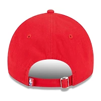Casquette réglable New Era Toronto Raptors 2023 NBA Draft 9TWENTY rouge pour homme