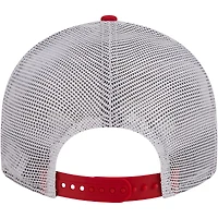 Casquette ajustable 9FIFTY carrée à profil bas des Toronto Raptors New Era pour hommes, rouge