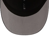 Casquette ajustable 9FIFTY carrée à profil bas des Toronto Raptors New Era pour hommes, rouge