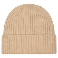 Men's New Era  Tan Toronto Raptors Color Pack Cuffed Knit Hat