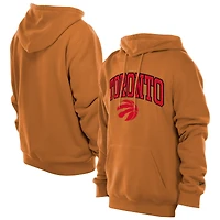 Men's New Era Tan Toronto Raptors Color Pack Pullover Hoodie