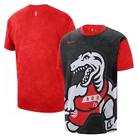 Men's Nike Black/Red Toronto Raptors City Edition M90 T-Shirt