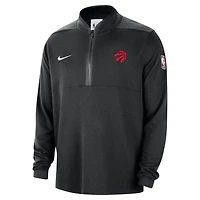 Men's Nike Black Toronto Raptors 2024/25 Courtside Performance Half-Zip Top