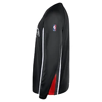 Men's Nike  Black Toronto Raptors 2025/26 City Edition Authentic Pregame Dri-FIT Long Sleeve Shooting T-Shirt