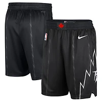 Men's Nike  Black Toronto Raptors 2025/26 City Edition Remix Dri-FIT Swingman Shorts