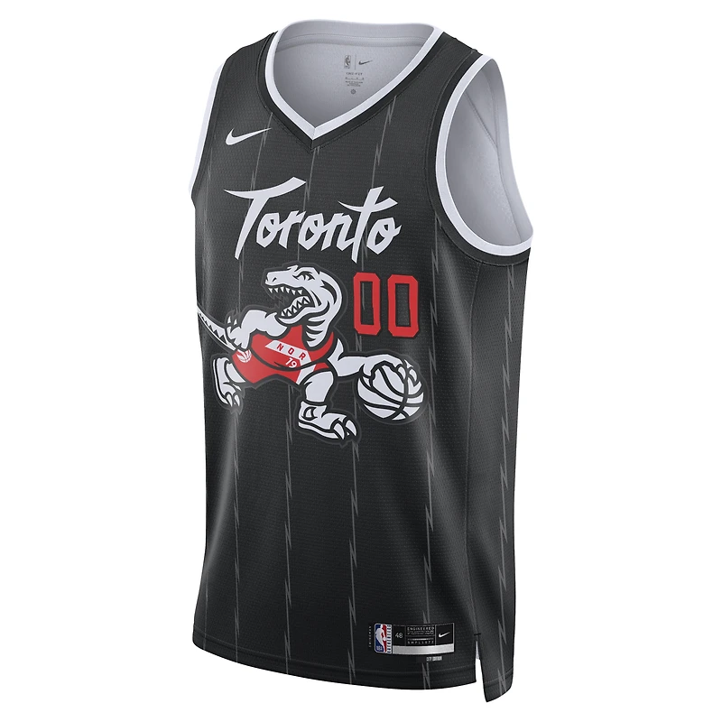 Men's Nike Black Toronto Raptors 2025/26 Swingman Custom Jersey - City Edition