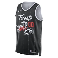 Men's Nike Black Toronto Raptors 2025/26 Swingman Custom Jersey - City Edition