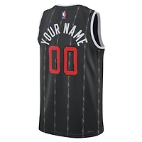 Men's Nike Black Toronto Raptors 2025/26 Swingman Custom Jersey - City Edition