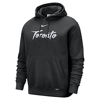 Men's Nike Black Toronto Raptors City Edition Wordmark Hoodie