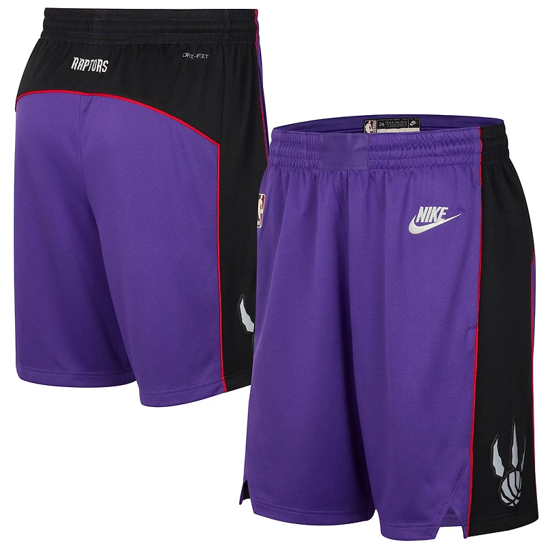 Men's Nike  Purple Toronto Raptors 2024/25 Classic Edition Swingman Shorts