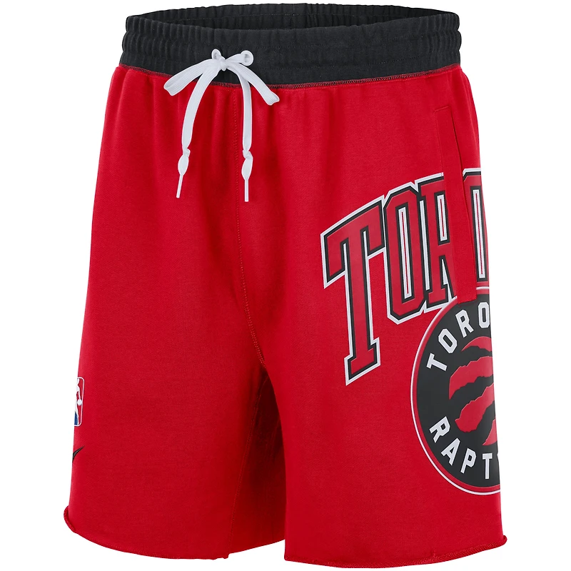 Men's Nike Red Toronto Raptors 75th Anniversary Courtside - Shorts