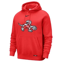 Men's Nike Red Toronto Raptors City Edition Logo Hoodie