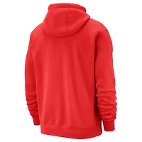 Men's Nike Red Toronto Raptors City Edition Logo Hoodie
