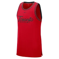 Men's Nike Red Toronto Raptors NBA 75th Anniversary Courtside DNA Performance Tank Top