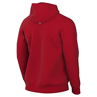 Sweat à capuche Nike rouge Toronto Raptors Sportswear Essential Wordmark Club pour homme