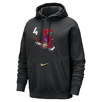 Sweat à capuche Nike Scottie Barnes pour homme, édition City 2024/25, nom et numéro, Toronto Raptors, noir