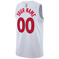Men's Nike White Toronto Raptors 2020/21 - Swingman Custom Jersey Association Edition
