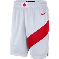 Nike Toronto Raptors 2020/21 Swingman Performance pour homme - Blanc Short Édition Association