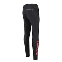 Men's Pro Standard Black Toronto Raptors Classic Chenille Jogger Pants