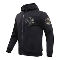 Men's Pro Standard Black Toronto Raptors Full-Zip Hoodie