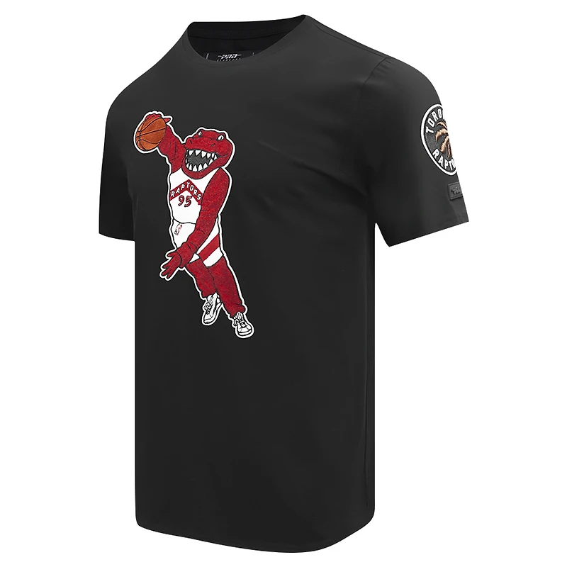 T-shirt noir avec mascotte des Raptors de Toronto Pro Standard pour hommes