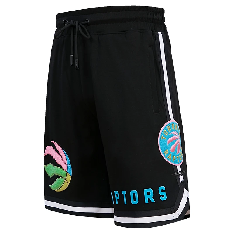 Men's Pro Standard Black Toronto Raptors Neon Shorts