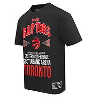 T-shirt surdimensionné noir Pro Standard des Raptors de Toronto pour hommes City Tour