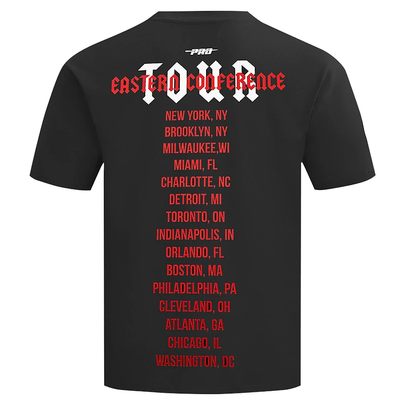 Men's Pro Standard Black Toronto Raptors Oversized City Tour T-Shirt