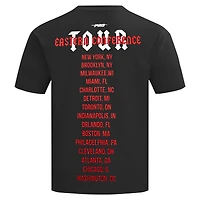 Men's Pro Standard Black Toronto Raptors Oversized City Tour T-Shirt