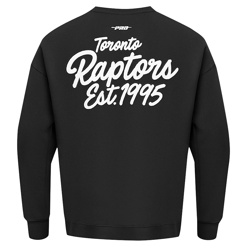Sweat-shirt à enfiler Pro Standard noir Toronto Raptors Paint the City pour homme