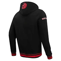 Men's Pro Standard Black Toronto Raptors Script Tail Pullover Hoodie