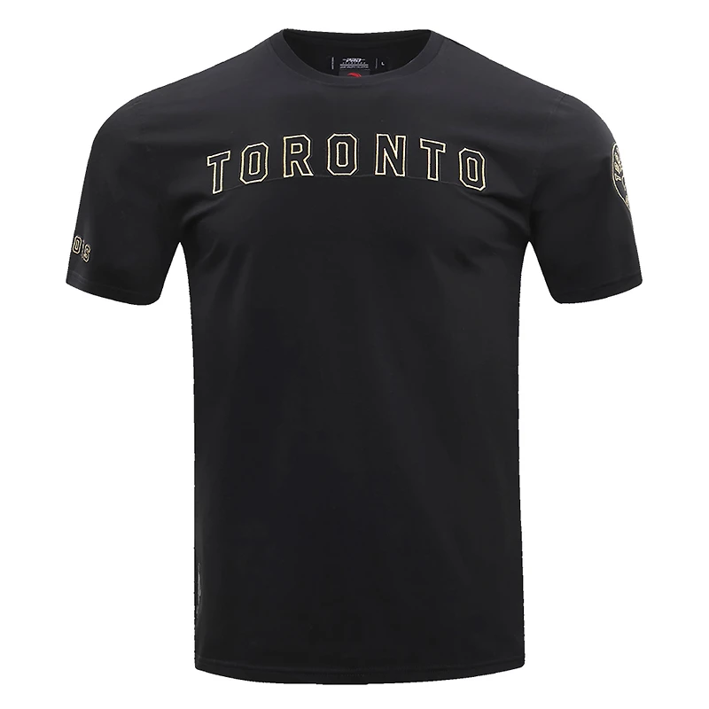 T-shirt avec logo Pro Standard noir des Raptors de Toronto pour hommes