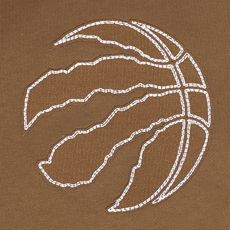 Sweat à capuche épaules tombantes Pro Standard Brown Toronto Raptors Paint the City pour homme