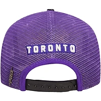 Men's Pro Standard Cream/Purple Toronto Raptors Visor Elite Classic Trucker Snapback Hat