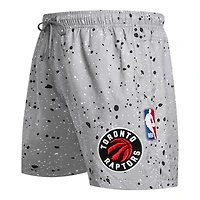 Short tissé à éclaboussures Toronto Raptors Pro Standard pour homme, gris
