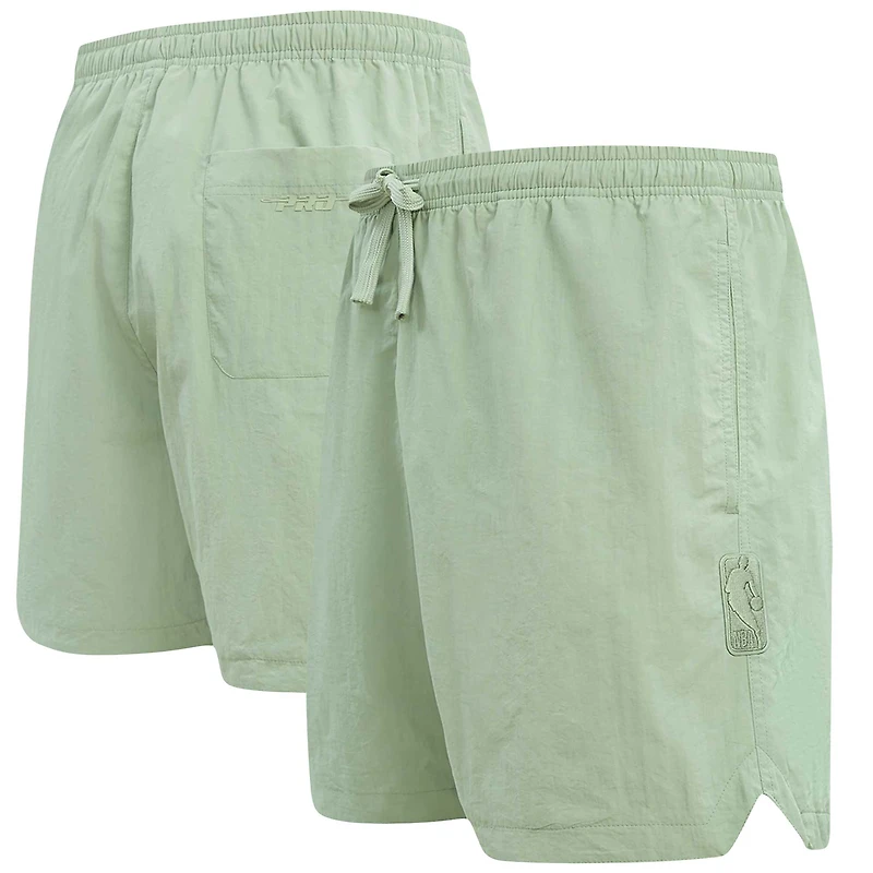 Men's Pro Standard Green Toronto Raptors Neutral Woven Shorts