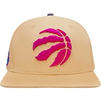 Casquette Snapback Neon Pro Standard Tan Toronto Raptors Champions de la finale de la NBA pour homme