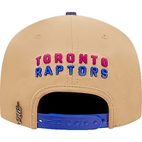Casquette Snapback Neon Pro Standard Tan Toronto Raptors Champions de la finale de la NBA pour homme