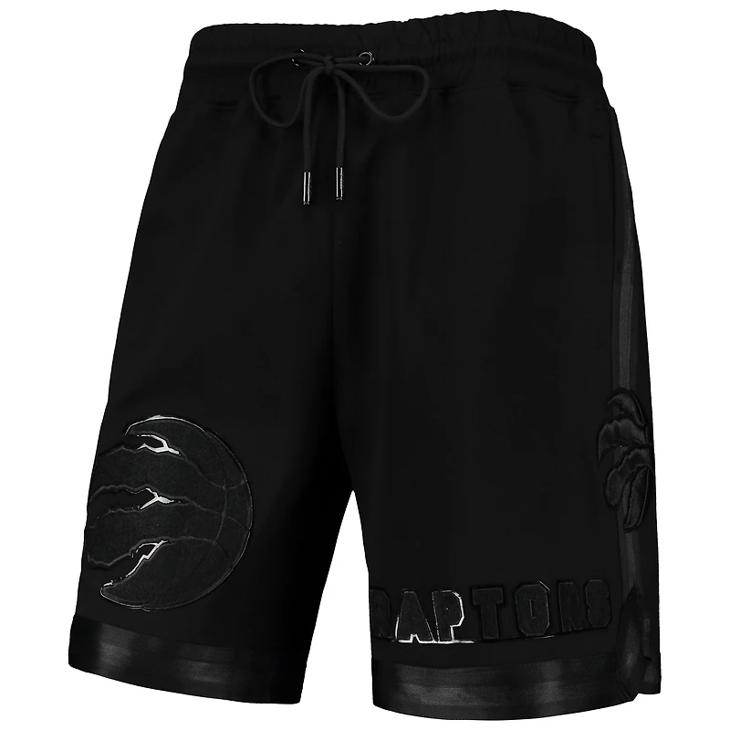 Men's Pro Standard Toronto Raptors Triple Black Gloss Shorts